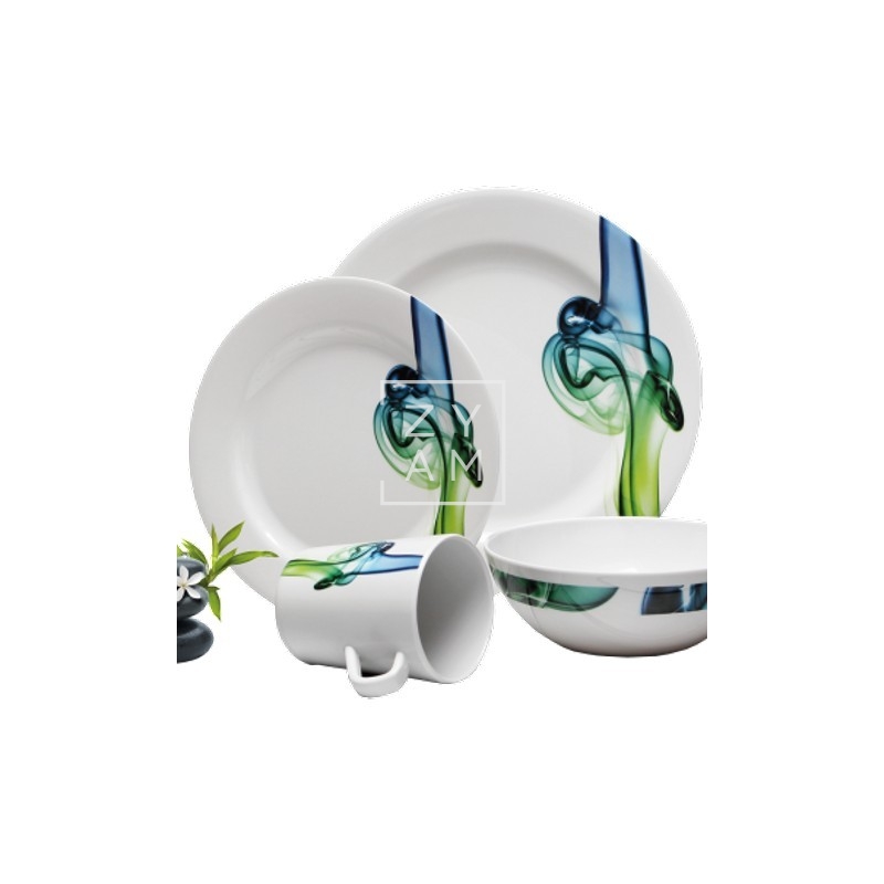 CONJUNTO MELAMINA LUCCA 16PIEZAS