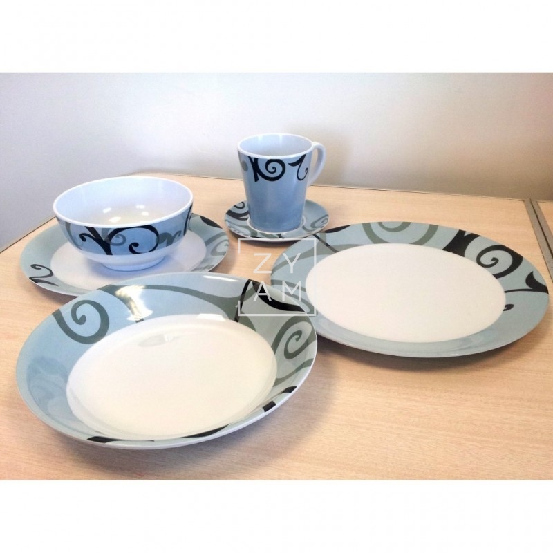 CONJUNTO MELAMINA PEPSY 16PIEZAS