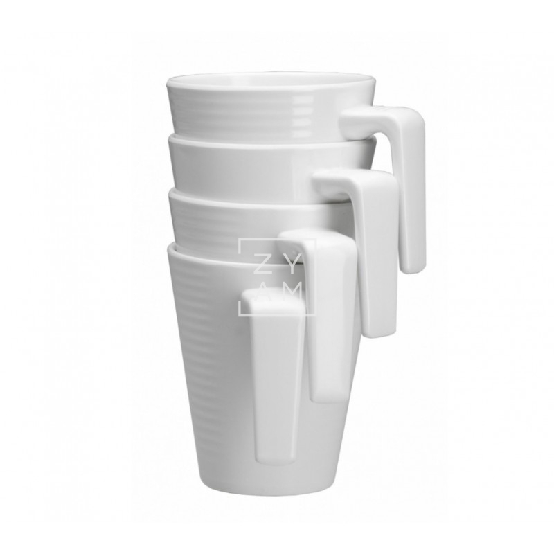 CONJUNTO MELAMINA VAINILLA 16PIEZAS