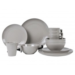 Conjunto Melamina Latte 16Piezas