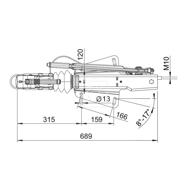 ENGANCHE V ALKO 1600KG