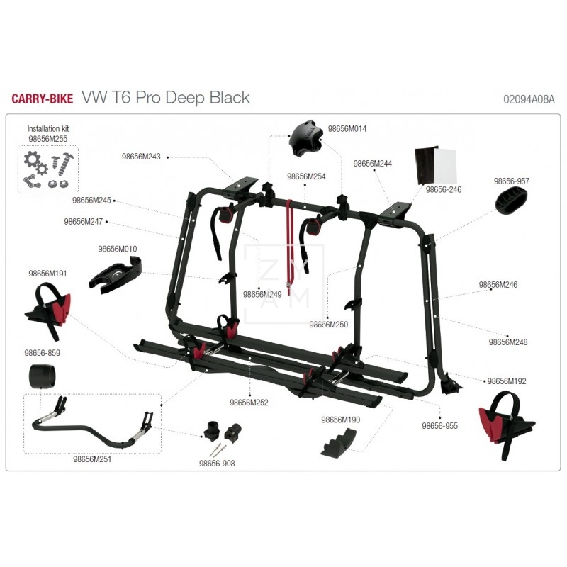 CARRY-BIKE VW T6 PRO