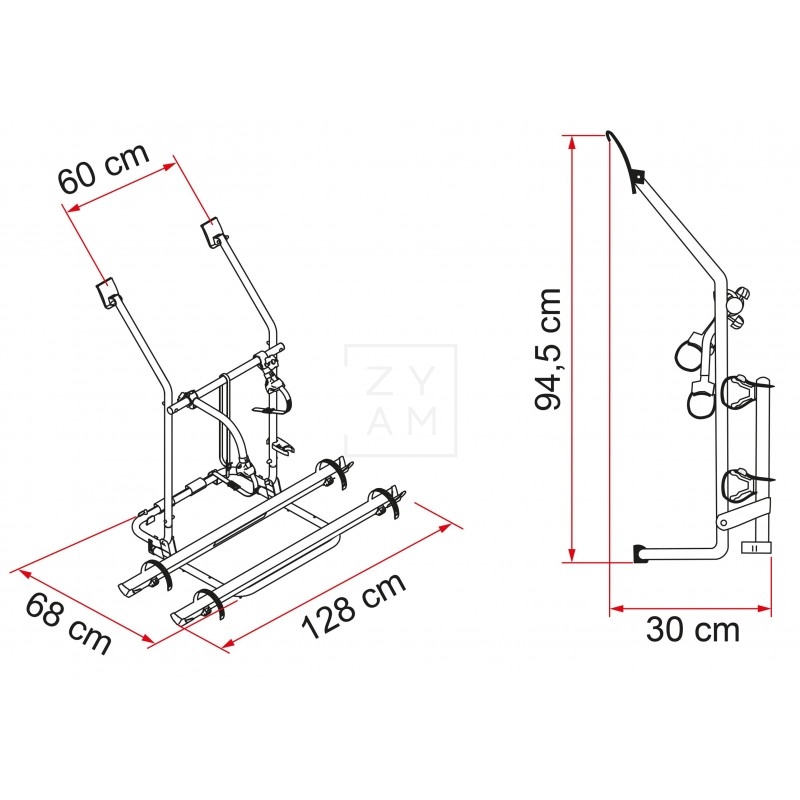 Fiamma Carry-Bike VW T3/T25
