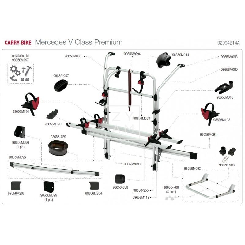 CARRY-BIKE MERCEDES CLASS V