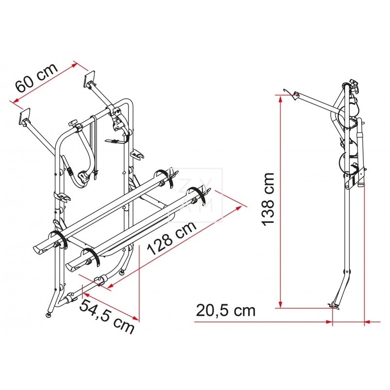 CARRY-BIKE MERCEDES VITO 638