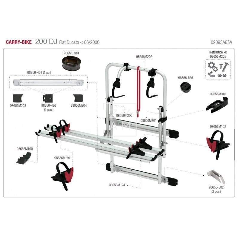CARRY-BIKE 200 DJ DUCATO X244 -2006