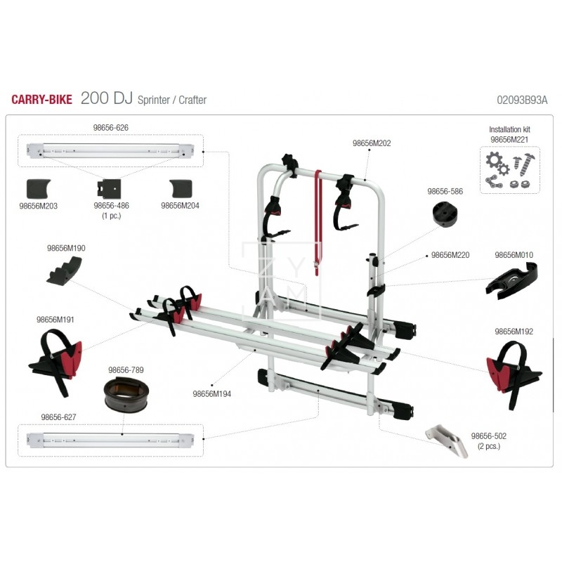 CARRY-BIKE 200 DJ SPRINTER/CRAFTER +2006