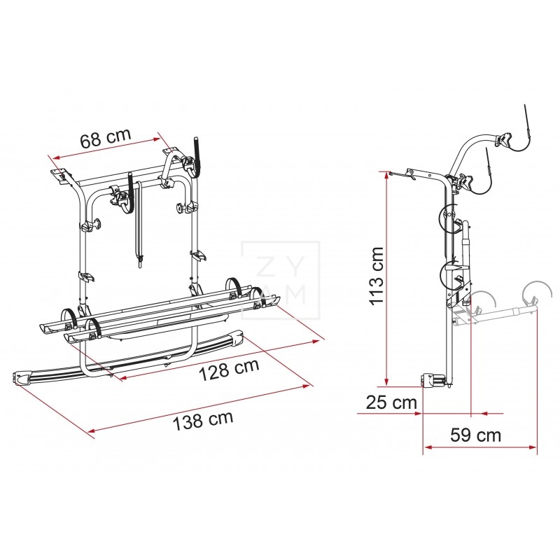 CARRY-BIKE VW CADDY +2016