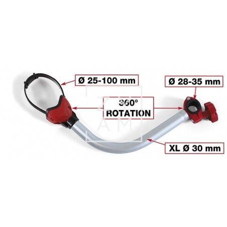 BRAZO BIKE-PRO 1 FIAMMA RED