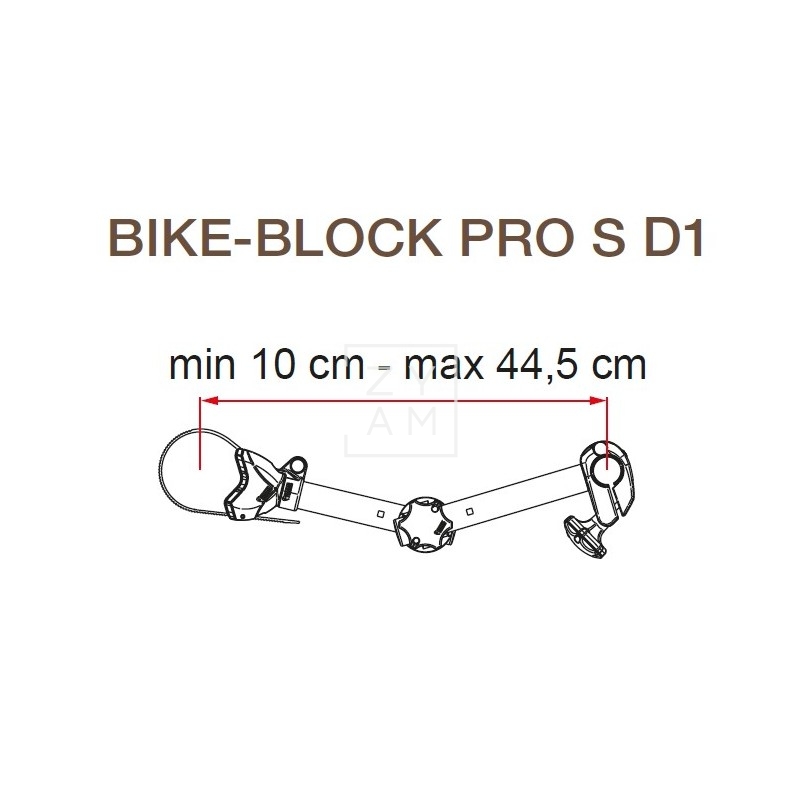 BRAZO FIAMMA BIKE-BLOCK PRO S D