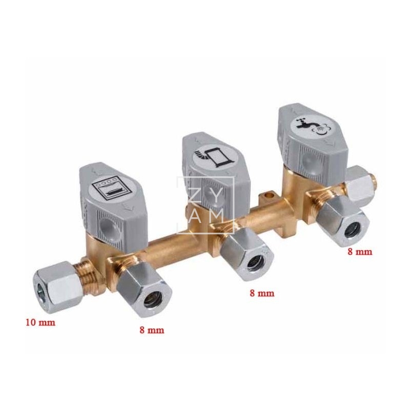 BLOQUE 3 VIAS ENTRADA 10 SALIDA 8