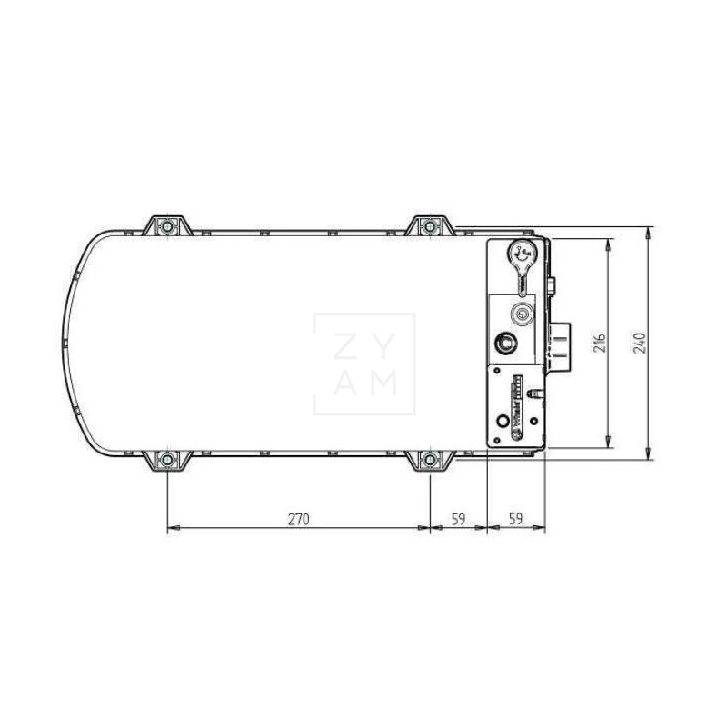 TERMO BOILER GAS WHALE EXPANSE 8L