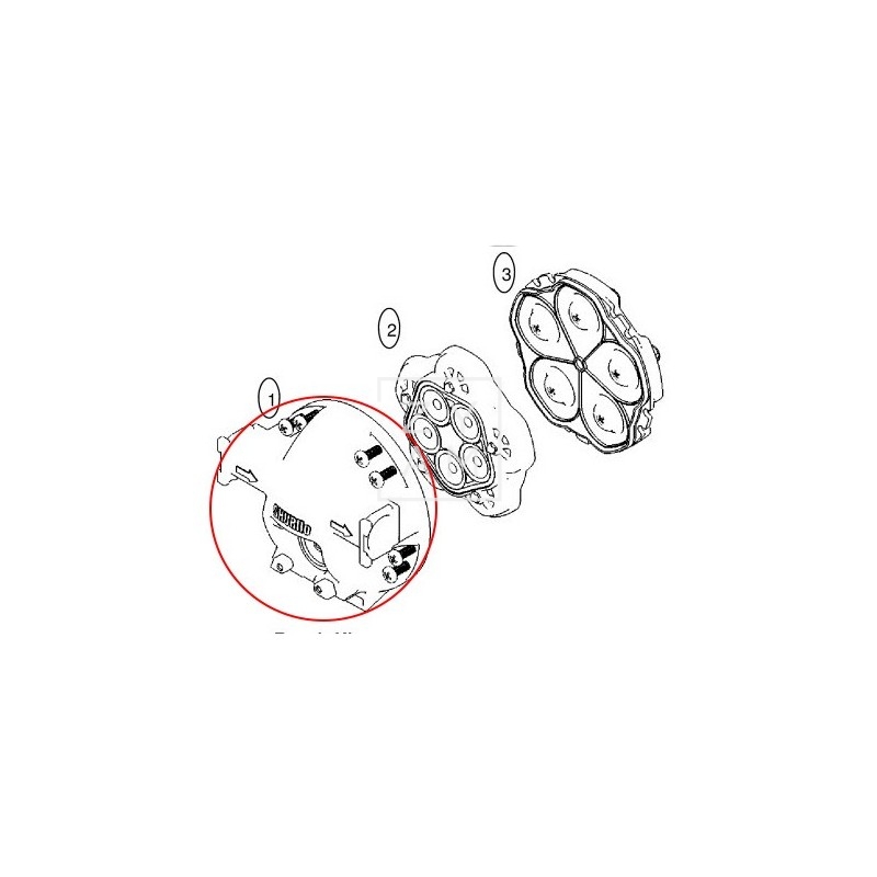 CARCASA BOMBA SHURFLO 20L