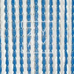 CORTINA MOSAICO GRIS/AZUL 60X190