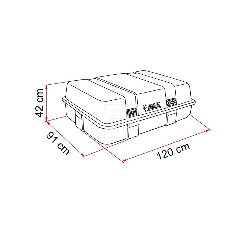 PORTAEQUIPAJE ULTRA-BOX FIAMMA TOP