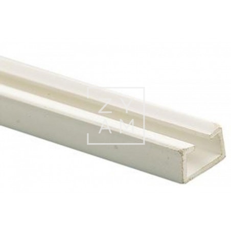 GUIA CORTINA ANILLA PLASTICA UND. 2.5M