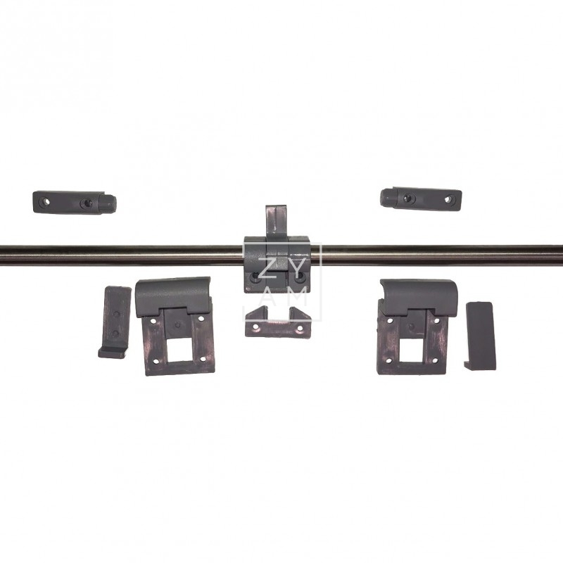 KIT MESA CORREDERA INOXIDABLE GRIS