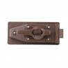 CERRADURA RECTANGULAR MARRON