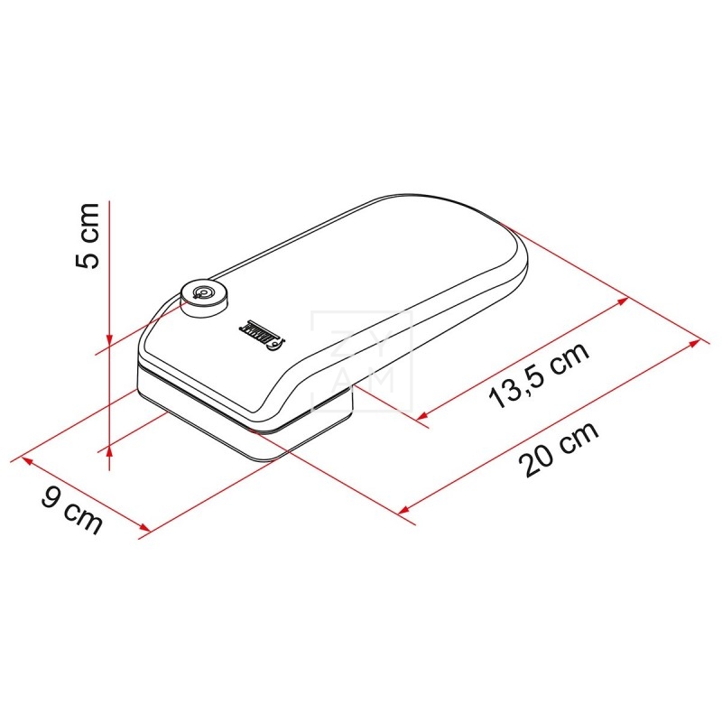 CERRADURA FIAMMA SAFE DOOR MAGNUM BLANCO