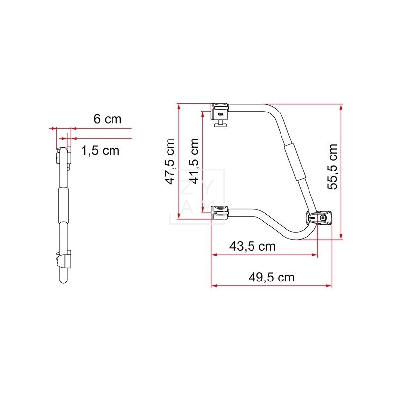 ASA FIAMMA SECURITY 46 PRO BLANCO