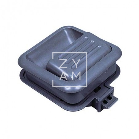 CIERRE EMPOTRABLE GRIS CUADRADO