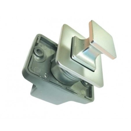 Cajetín Completo Push Lock Cuadrado Níquel – Repuesto Moderno y Seguro