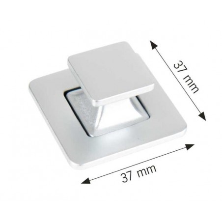 Cajetín Completo Push Lock Cuadrado Níquel – Repuesto Moderno y Seguro