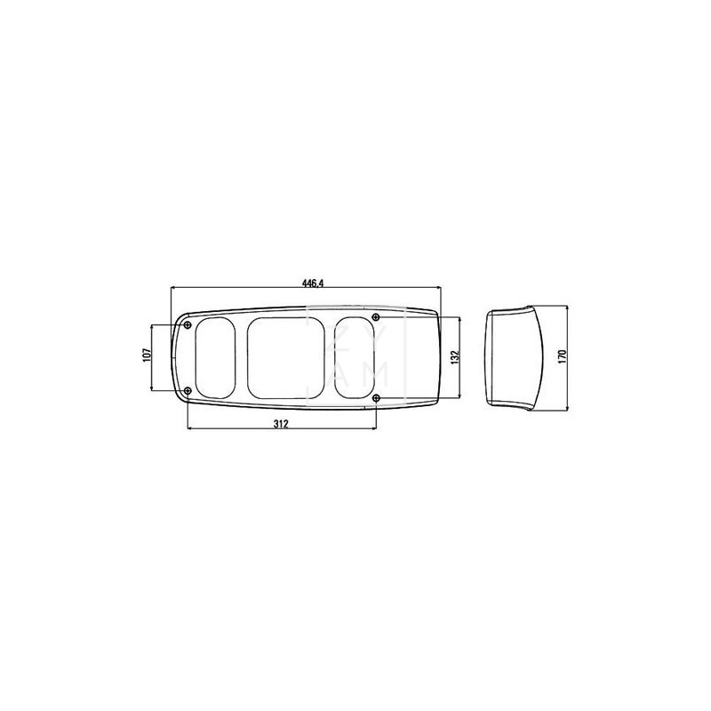 PILOTO AUTOCARAVANA POSTERIOR HELLA