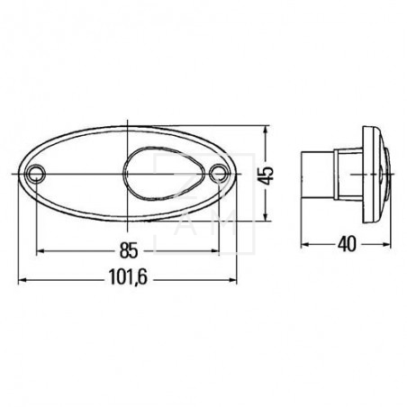 PILOTO POSICION BLANCO HELLA 101X40