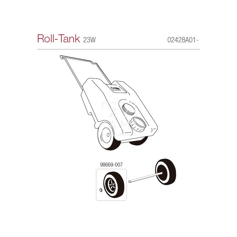 RUEDA GOMA FIAMMA ROLL-TANK 23-40