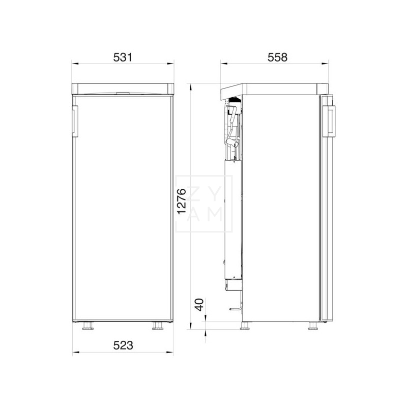 FRIGORIFICO RGE 3000