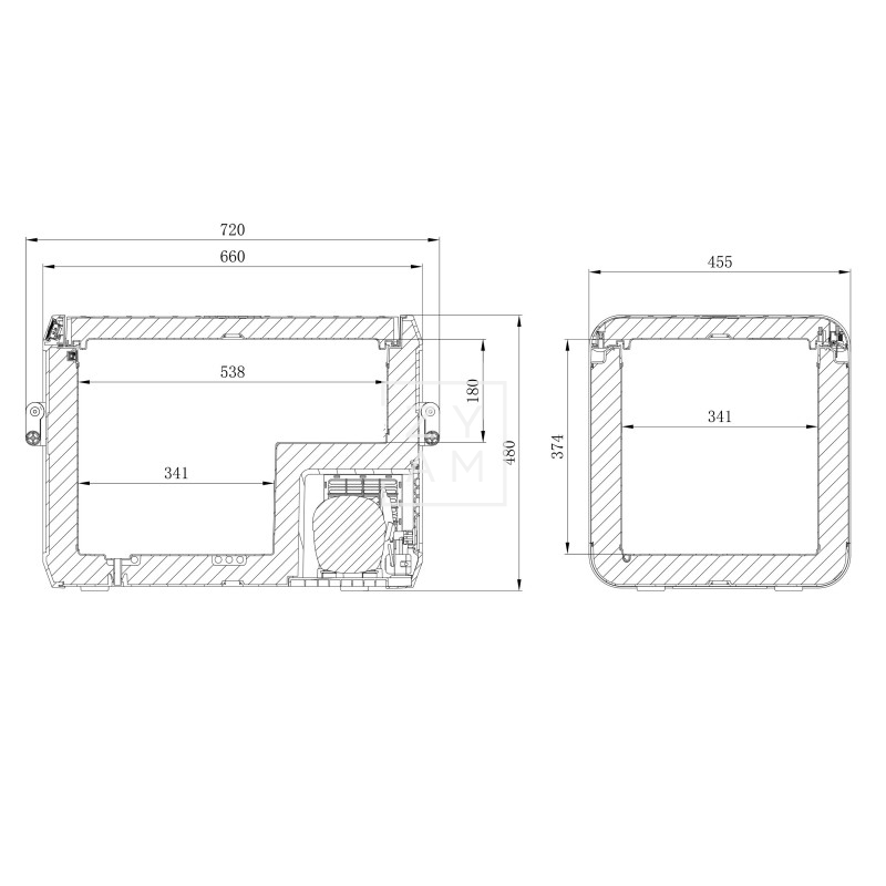 NEVERA DOMETIC COOLFREEZE CFX3 55