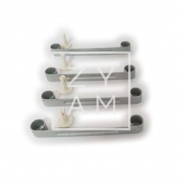 Brazos Metalicos Heki 4 Pcs