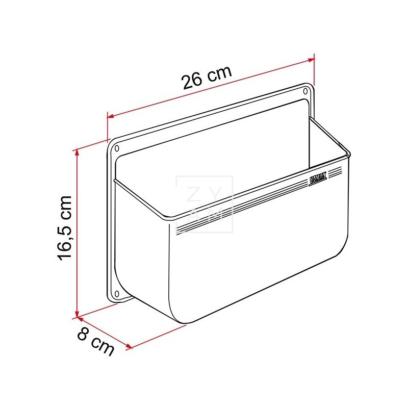 POCKET L FIAMMA BLANCO