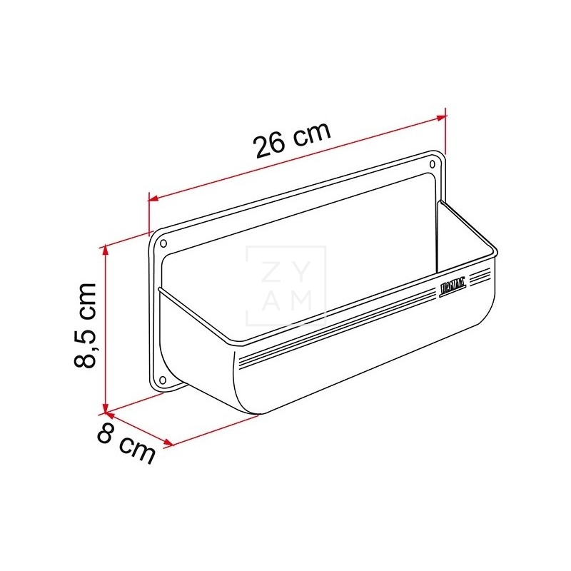 POCKET M FIAMMA BLANCO