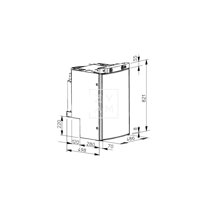 FRIGORIFICO RMS 8400