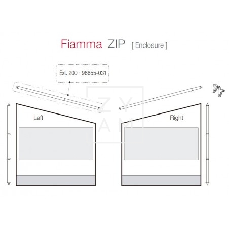 RAFTER LATERAL F45-EXT. 2M