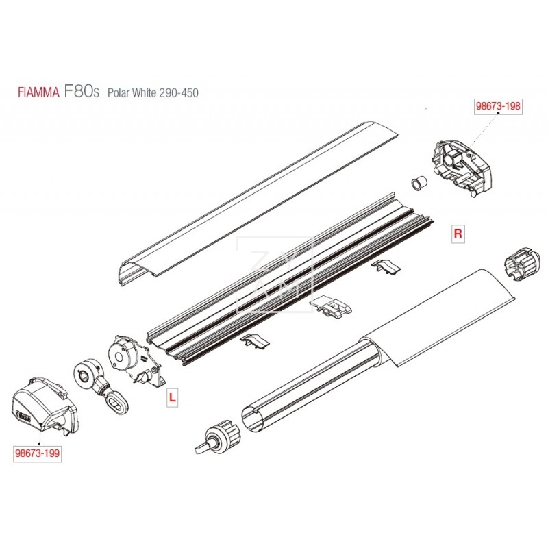 TAPA F80S POLAR WHITE 290-450