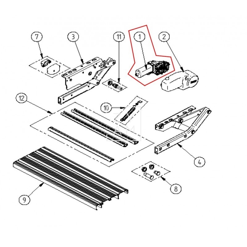 MOTOR ECALON THULE V10/15