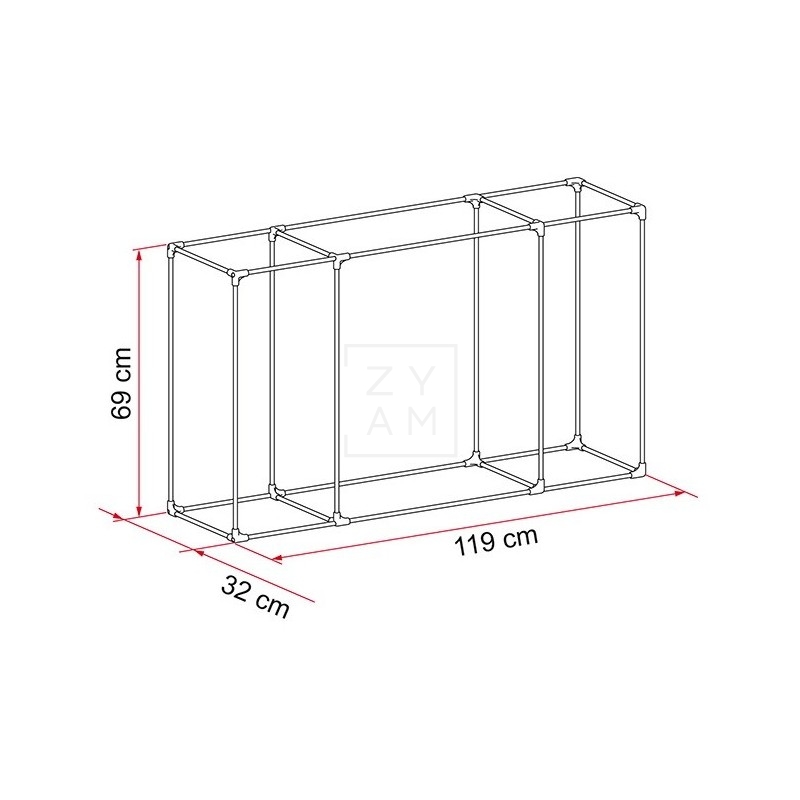 KIT FRAME CARGO BACK