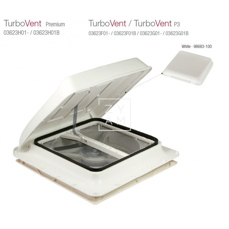TAPA VENT / TURBO-VENT BLANCA