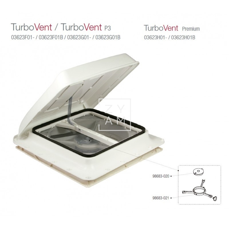 Motor para Claraboya Fiamma Turbo-Vent