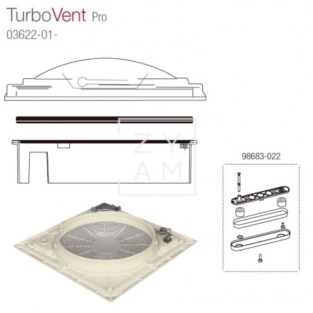 KIT CORREA APERTURA TURBO-VENT