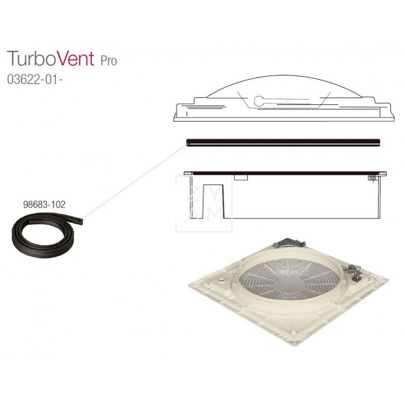JUNTA GOMA VENT / TURBO-VENT