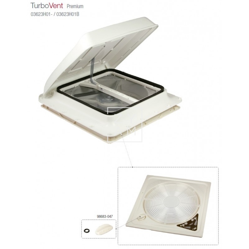 MANIVELA CLARABOYA TURBO-VENT