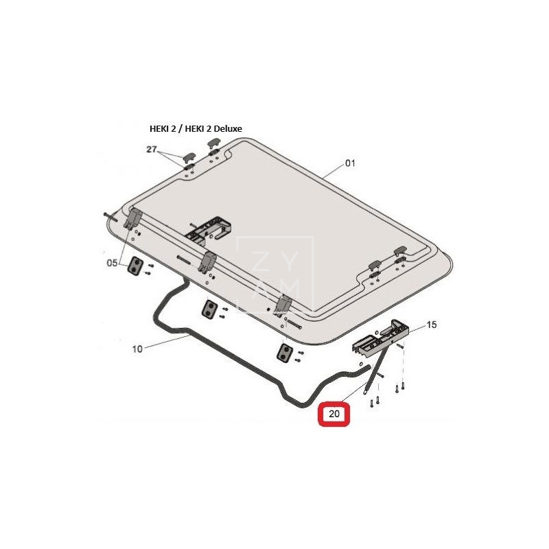 AMORTIGUADOR GAS HEKI 2