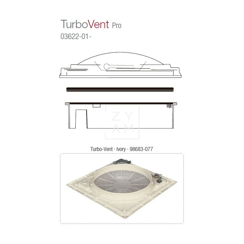 CUADRO INTERNO COMPLETO TURBO- VENT