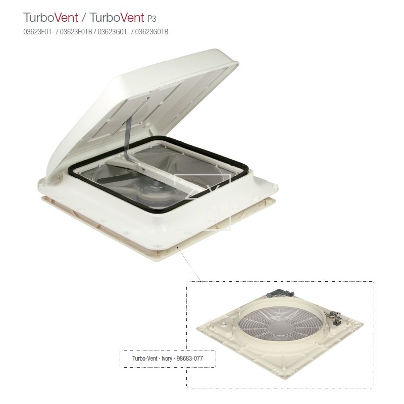 CUADRO INTERNO COMPLETO TURBO- VENT